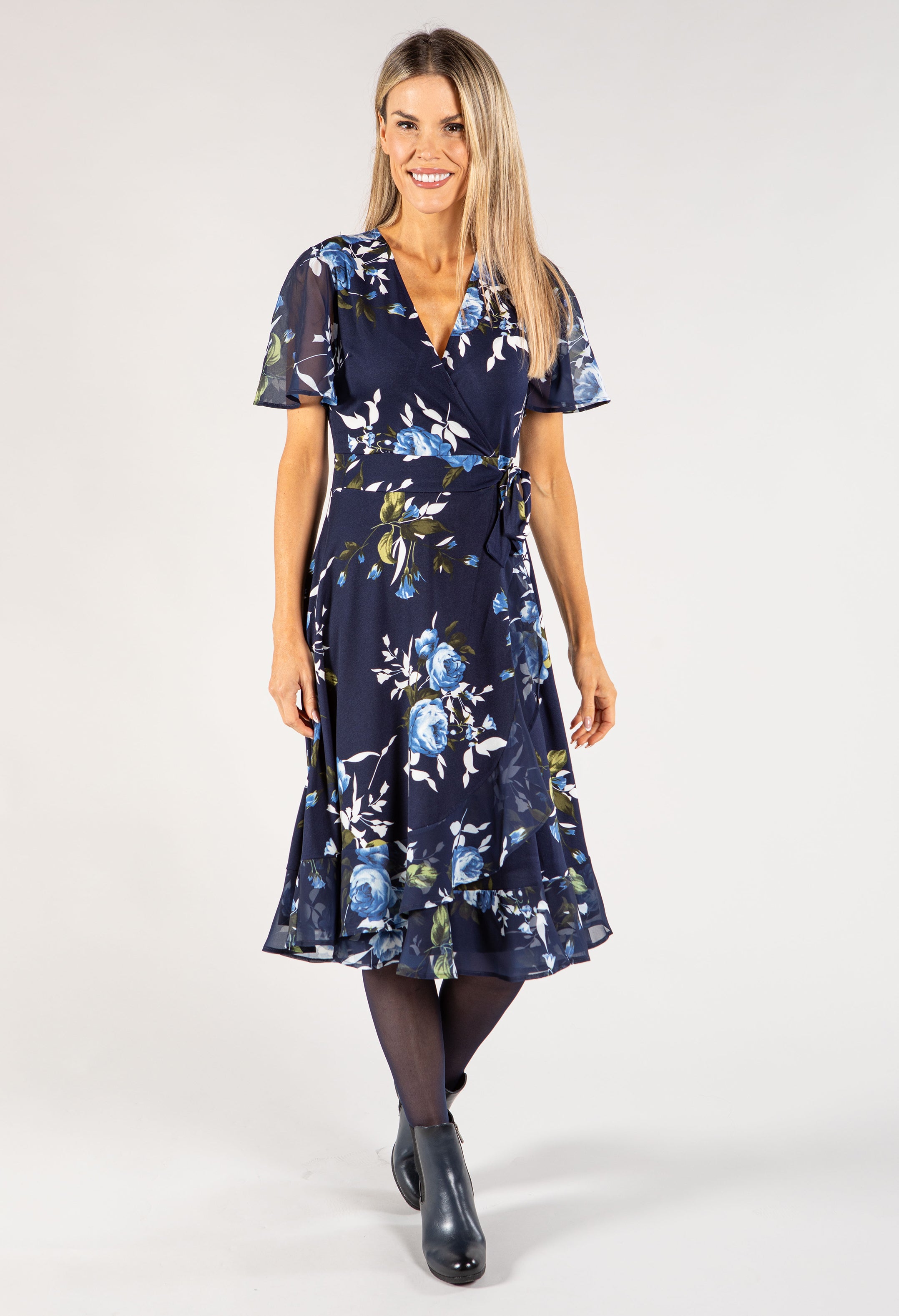 Ella high low formal wrap dress best sale