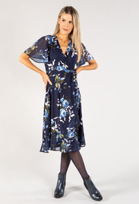 Floral Wrap Dress