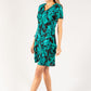 Botanic Plisse Tiered Dress