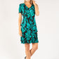 Botanic Plisse Tiered Dress