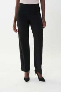 Pleated Straight Leg Pants