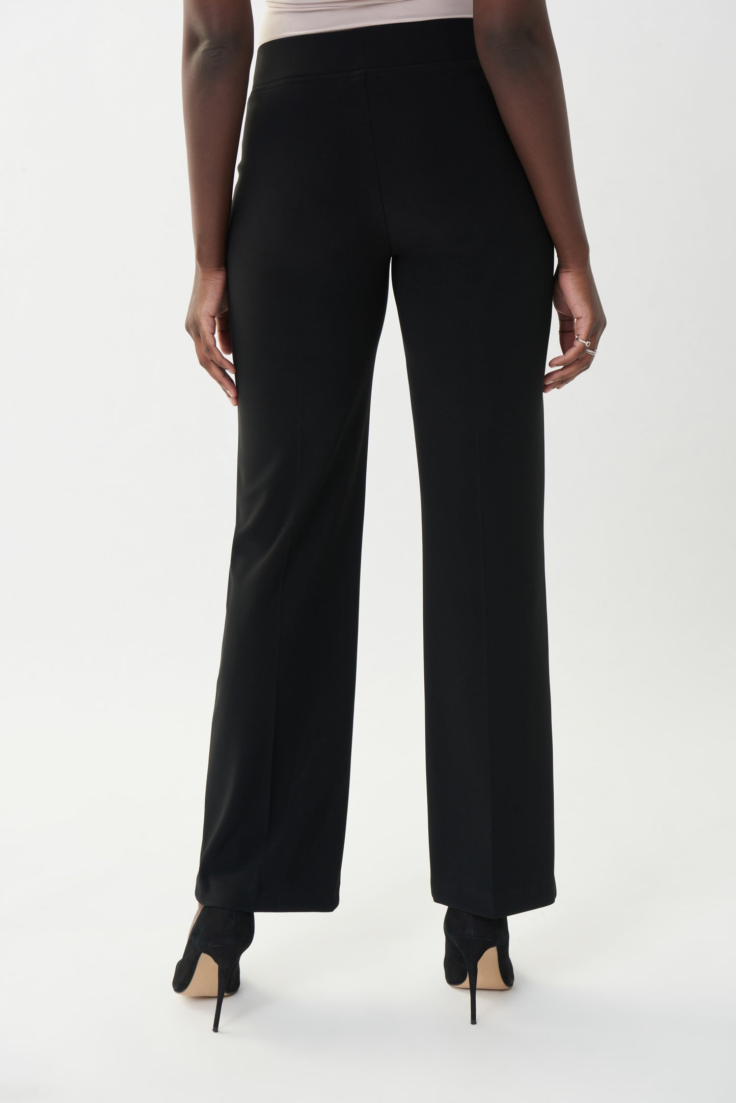 Pleated Straight Leg Pants