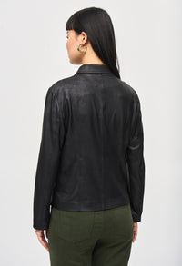 Leather Casual Zipper Jacket