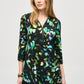 Silky Knit Abstract Print Tunic