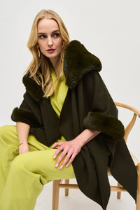 Oversized Shawl Collar Coat