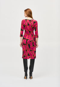 Bohemian Abstract Midi Dress