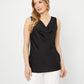 Satin Straight Sleeveless Top