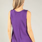 Satin Straight Sleeveless Top