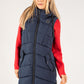 Longline Zip Up Gilet