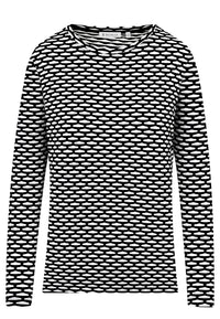 Texture Long Sleeve Top