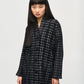 Bohemian Windowpane Blend Coat