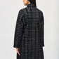 Bohemian Windowpane Blend Coat