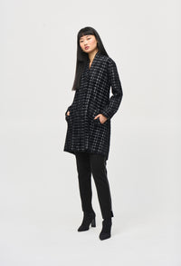 Bohemian Windowpane Blend Coat