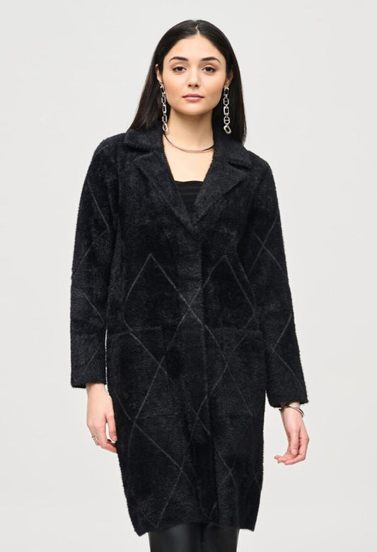 Quilted Detail Coat