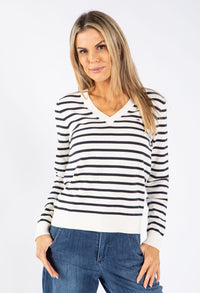 Jersey V-Neck Jumper