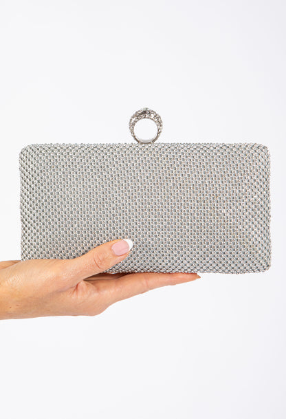 Diamante Studded Clutch