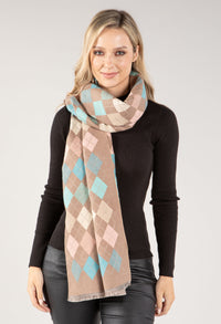 Diamond Check Scarf