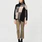 Colour-block Jacquard Knit Pullover