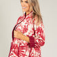 Palm Printed Quilted Jacket