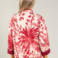 Palm Printed Quilted Jacket