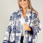 Eden Ornamental Jungle Print Quilted Jacket