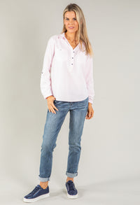 Relaxed Fit Pullover Shirt