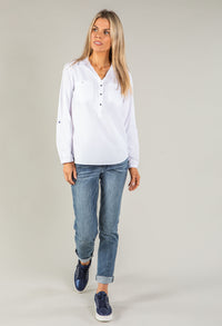 Relaxed Fit Pullover Shirt