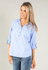 Relaxed Fit Pullover Shirt