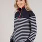 Striped Quarter Zip