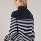 Striped Quarter Zip