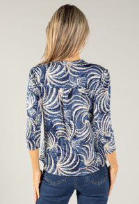 Palm Swirl Top