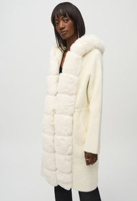 Fur Trim Hooded Jacket