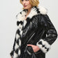 Faux Fur Collar Jacket