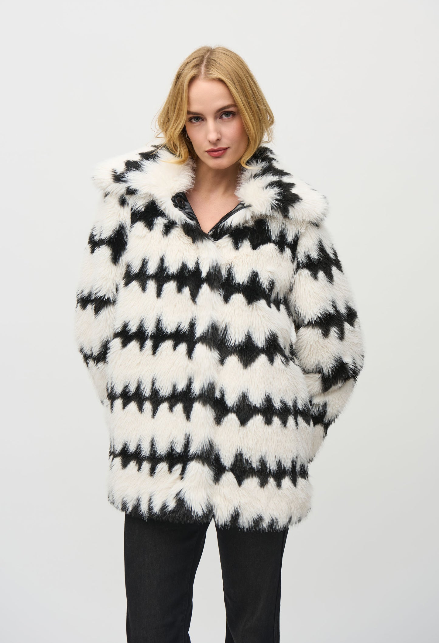 Faux Fur Collar Jacket