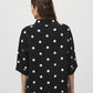 Jacquard Sweater Dot Print Top