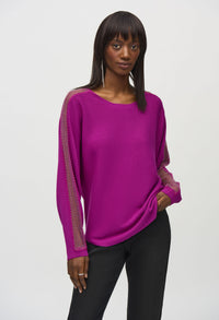 Relaxed Fit Mesh Pullover