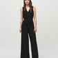 Belted V-neck Jumpsuit