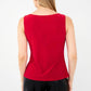 Cowl Neck Sleeveless Pullover