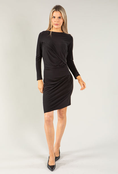 Ruched Detailing Midi Dress