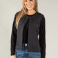 Textured Body Buttoned Jacket