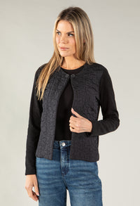 Textured Body Buttoned Jacket