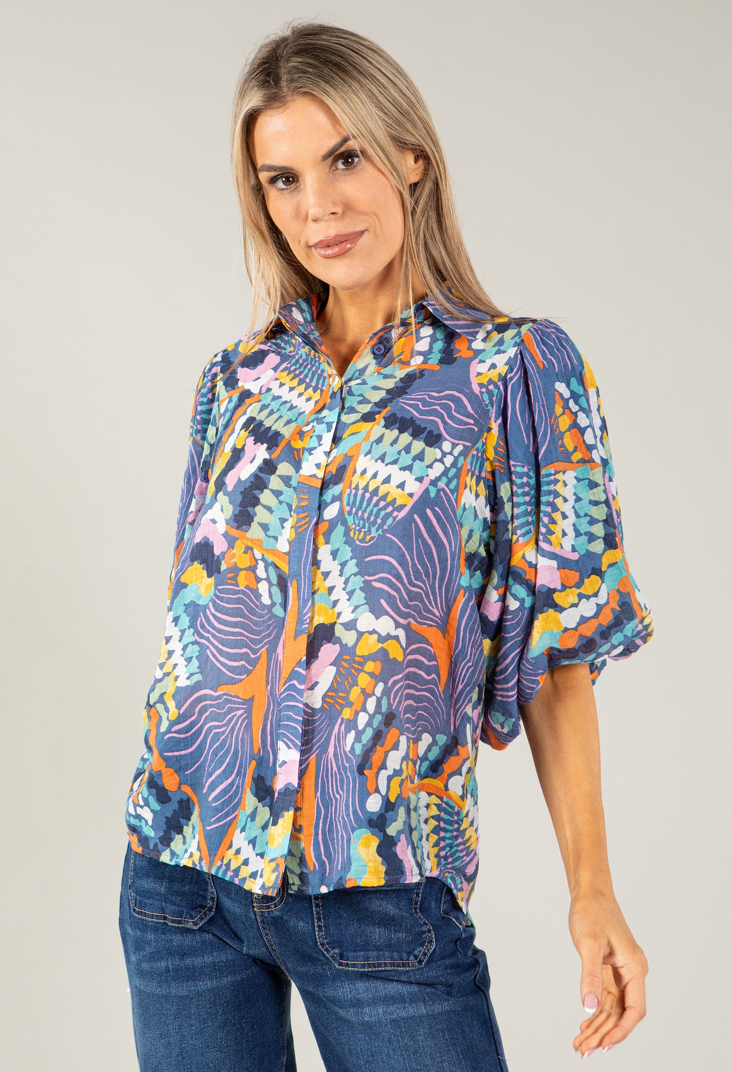 Abstract Print Top