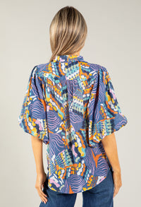 Abstract Print Top