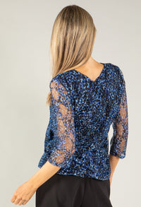 Printed Lace Top