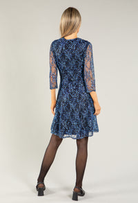 Printed Lace Dress