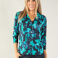 Mixed Print V Neckline Top