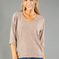 Round Neckline Knit Pullover