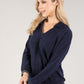 Polo Neckline Soft Knit Pullover