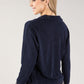 Polo Neckline Soft Knit Pullover