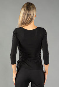 Ruched Side Slinky Top